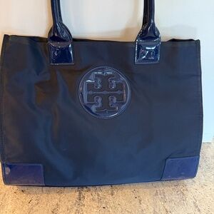 Elegant Navy Blue Tote Bag